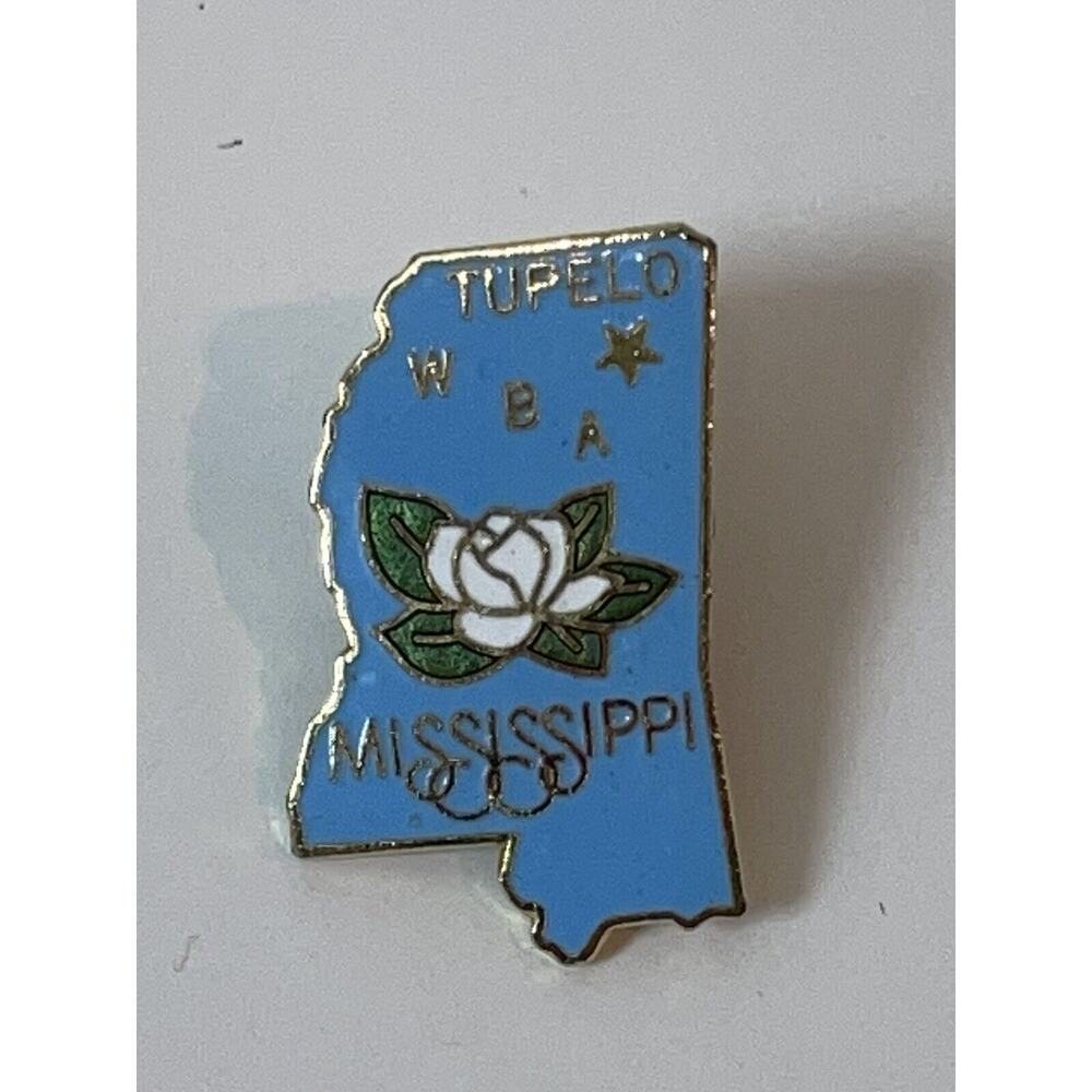 Mississippi WBA Tupelo Lapel Pin Womens‎ Bowling Association